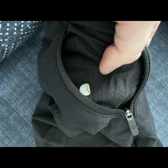 Black 2.5” lululemon running shorts - Picture 3 of 3